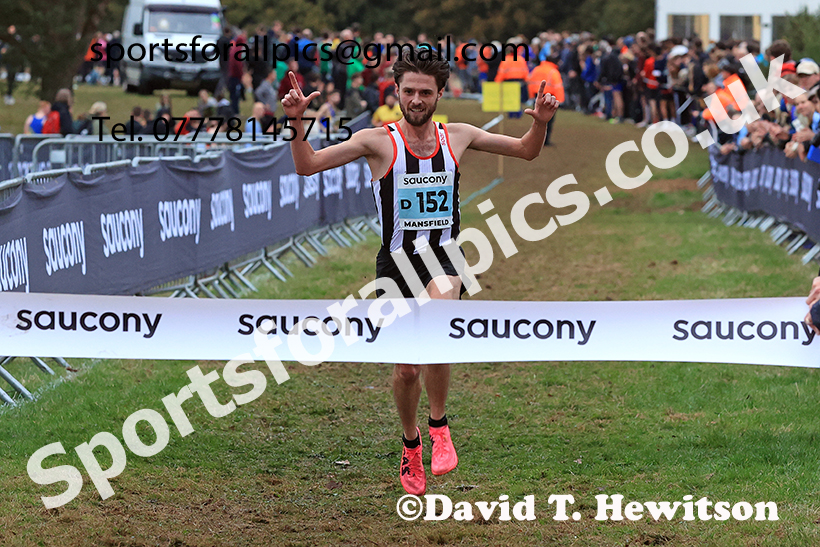 Senior Mens 2024 National Cross Country Relays, Berry Hill Park, Mansfield.   Photo: David T. Hewitson/Sports for All Pics